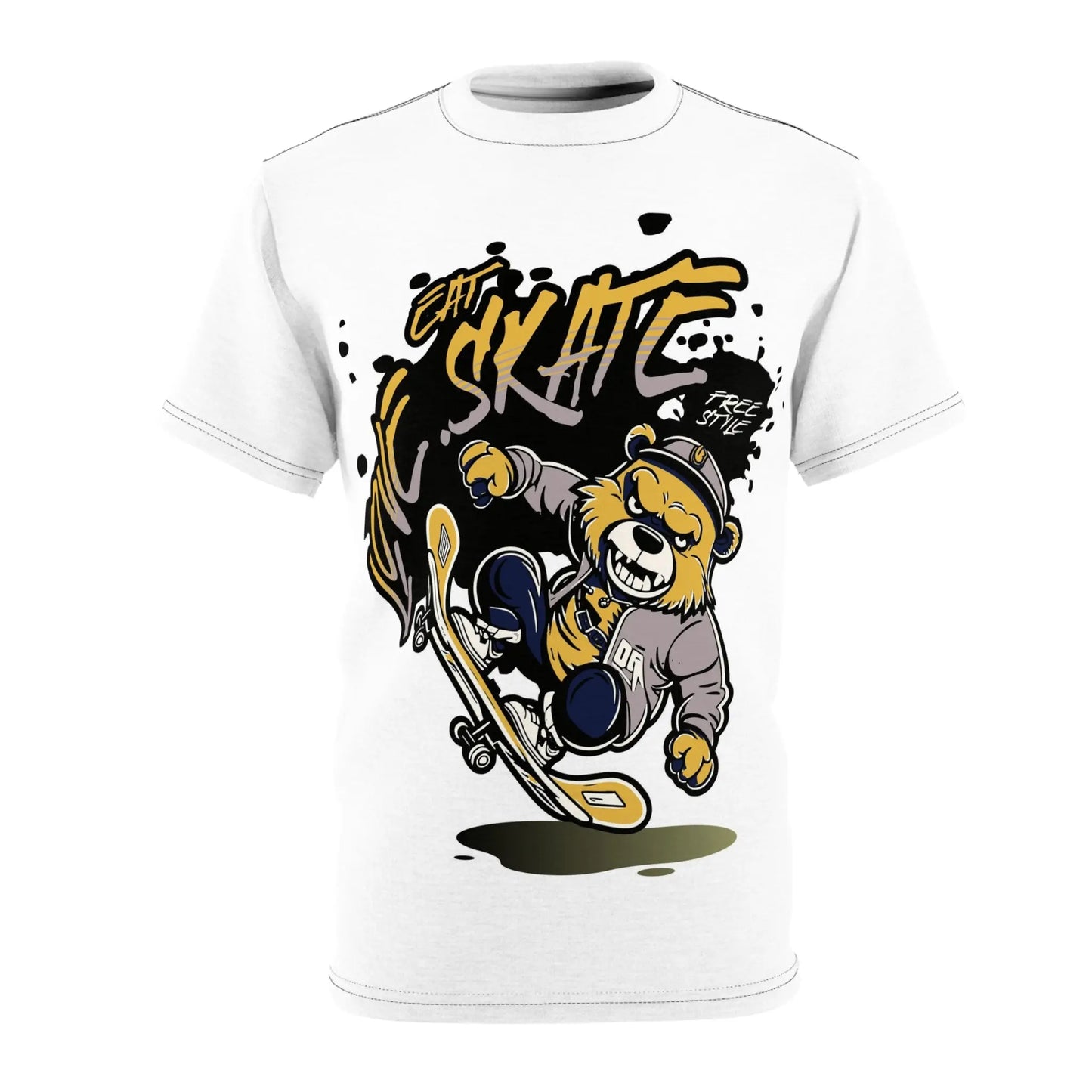 "EAT, Skate, LOVE" Chill Vibes Tee - Embrace with Style! Printify
