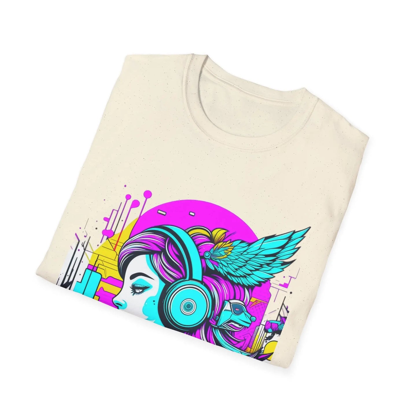 "Neo Dreamscape" Unisex Softstyle T-Shirt Printify