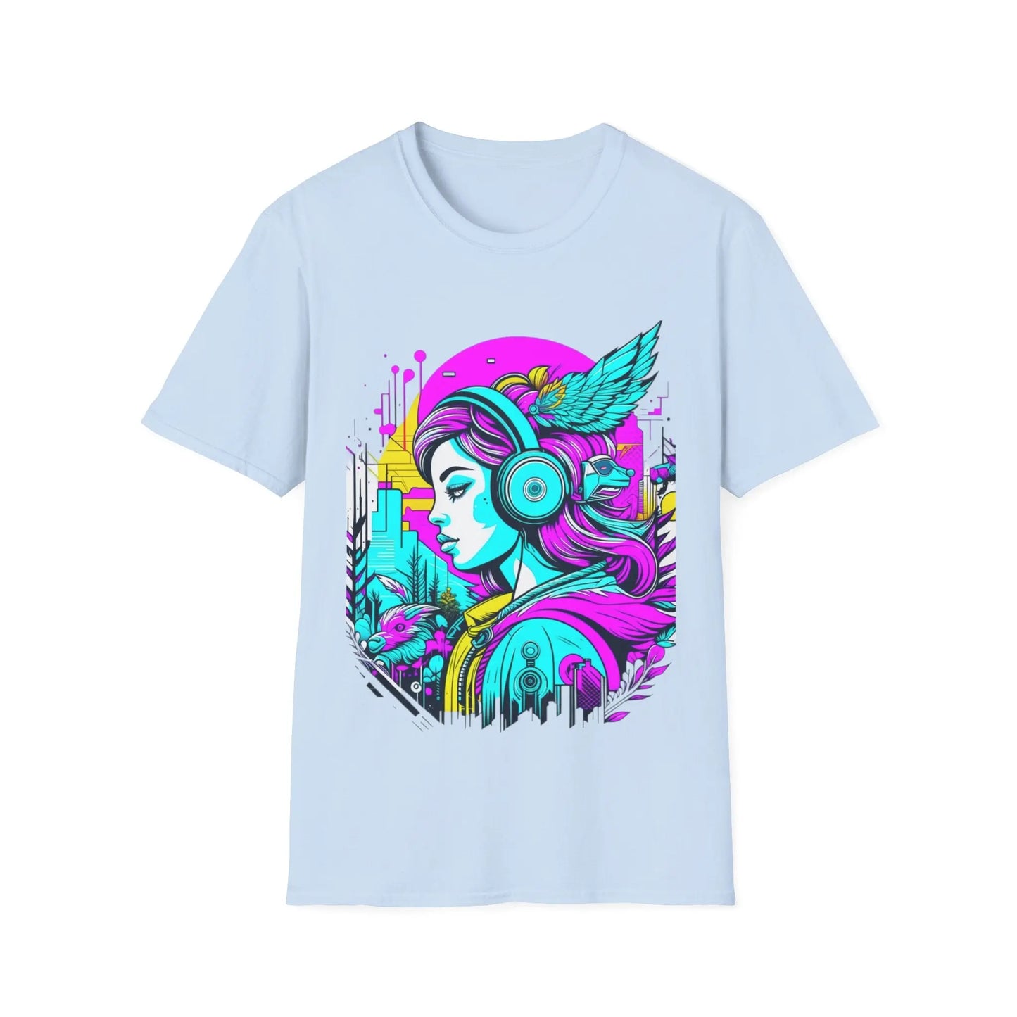 "Neo Dreamscape" Unisex Softstyle T-Shirt Printify
