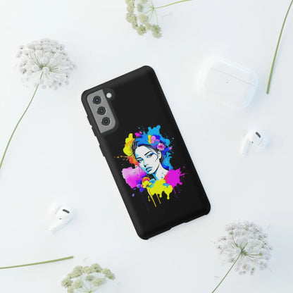 "Floral Neon Dreams" Phone Cases Printify