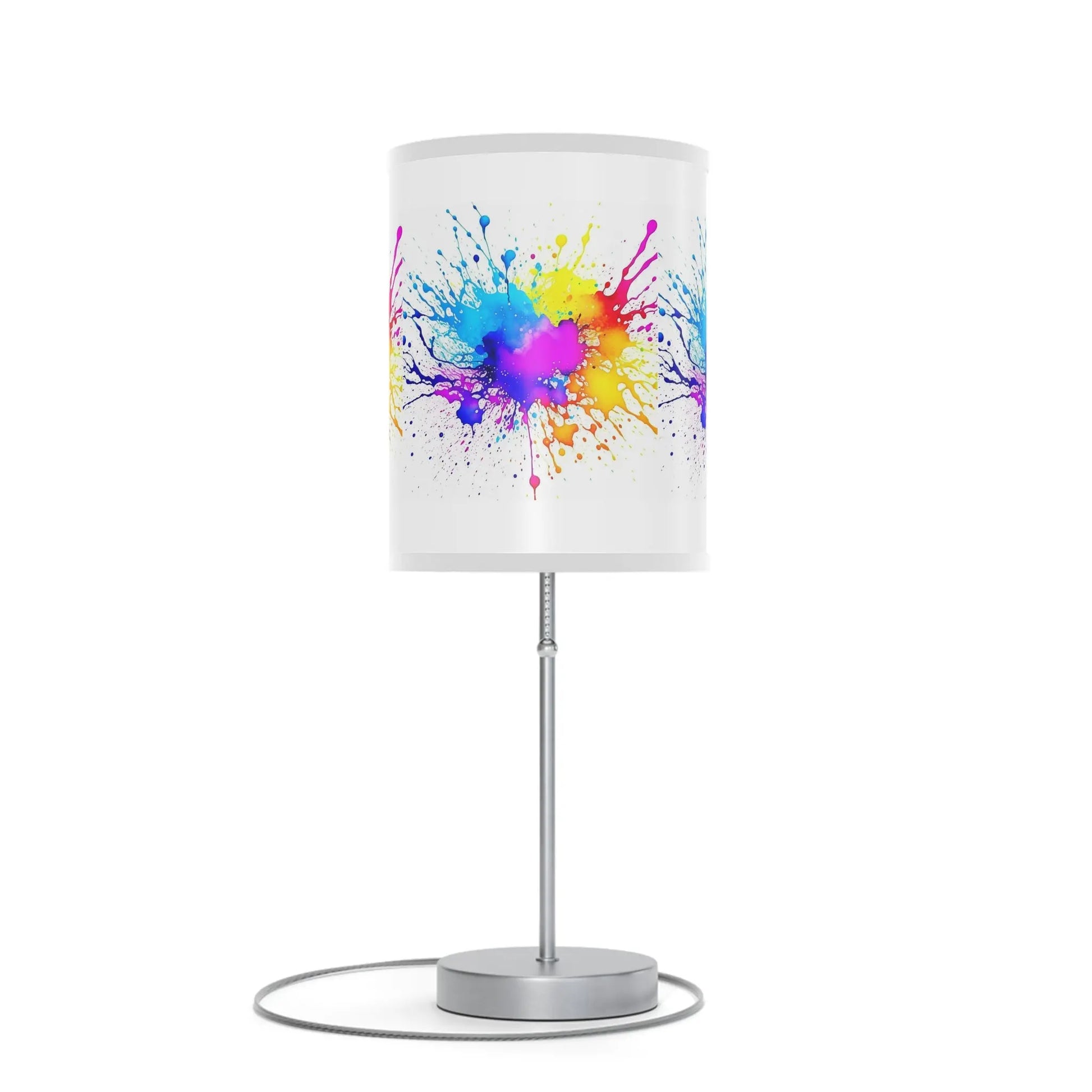 "Spectrum Splatter"Lamp on a Stand, US|CA plug Printify