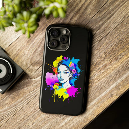 "Floral Neon Dreams" Phone Cases Printify