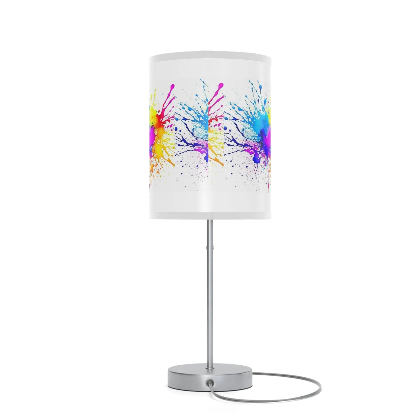 "Spectrum Splatter"Lamp on a Stand, US|CA plug Printify