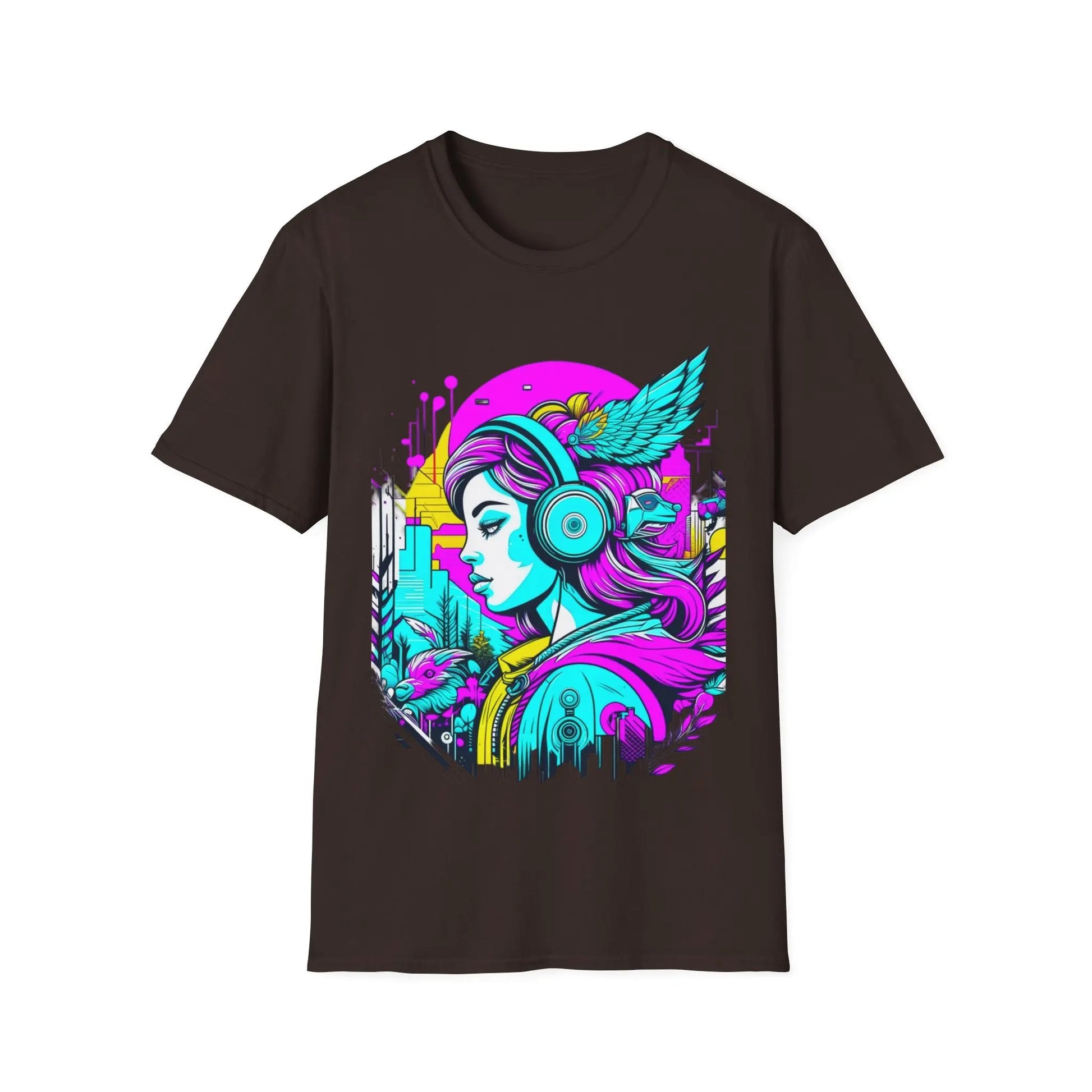 "Neo Dreamscape" Unisex Softstyle T-Shirt Printify