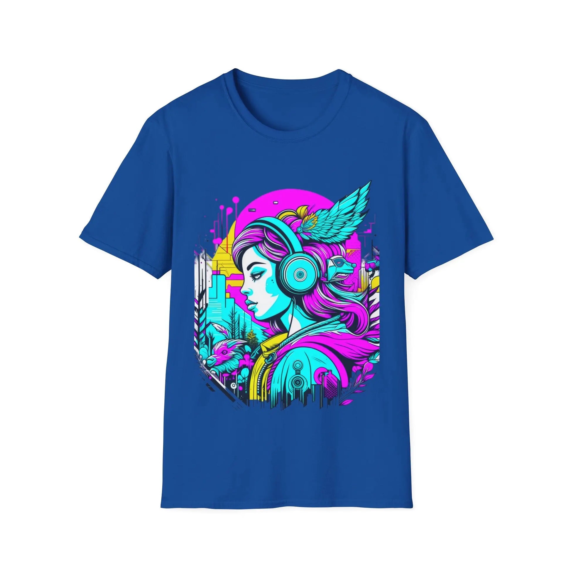 "Neo Dreamscape" Unisex Softstyle T-Shirt Printify