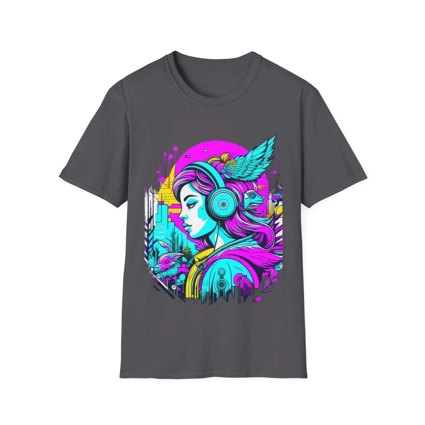 "Neo Dreamscape" Unisex Softstyle T-Shirt Printify
