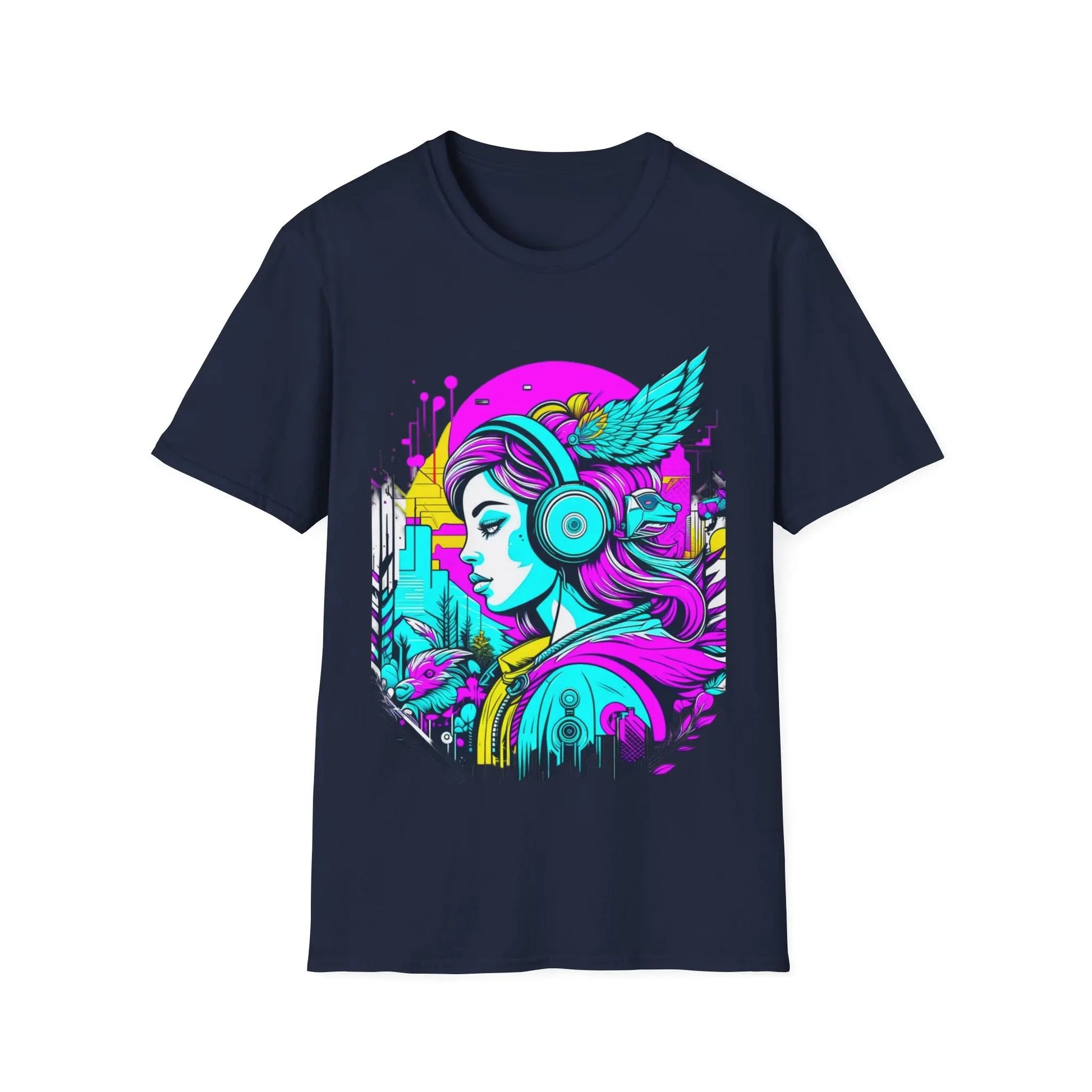 "Neo Dreamscape" Unisex Softstyle T-Shirt Printify