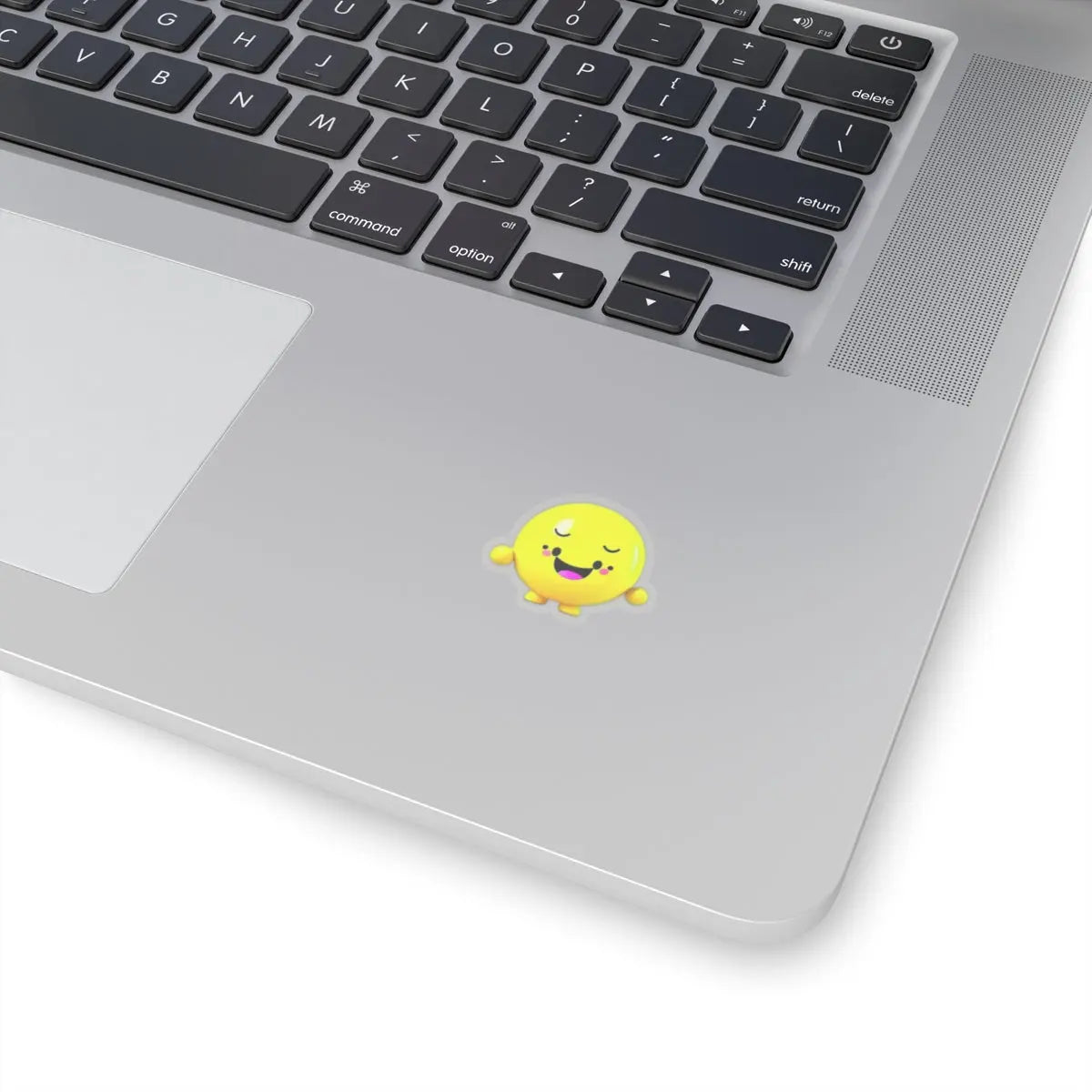 "Gleeful Emoji"! Kiss-Cut Stickers Printify