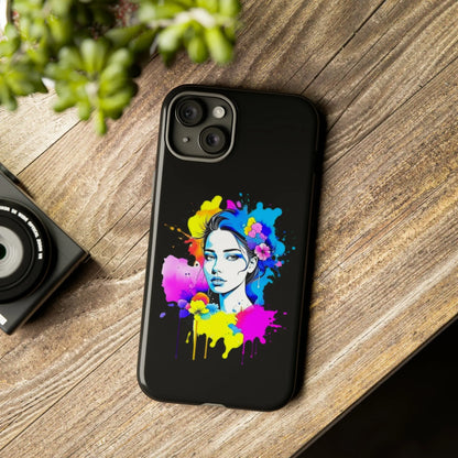 "Floral Neon Dreams" Phone Cases Printify