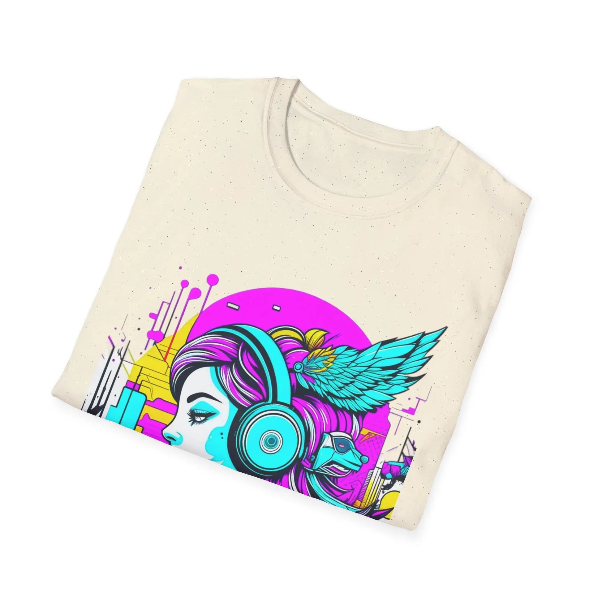 "Neo Dreamscape" Unisex Softstyle T-Shirt Printify