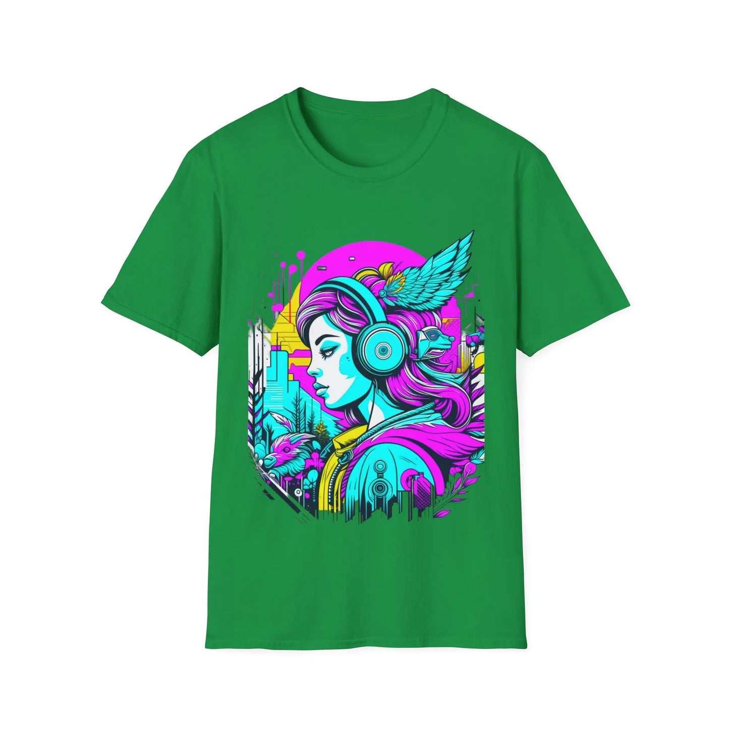 "Neo Dreamscape" Unisex Softstyle T-Shirt Printify