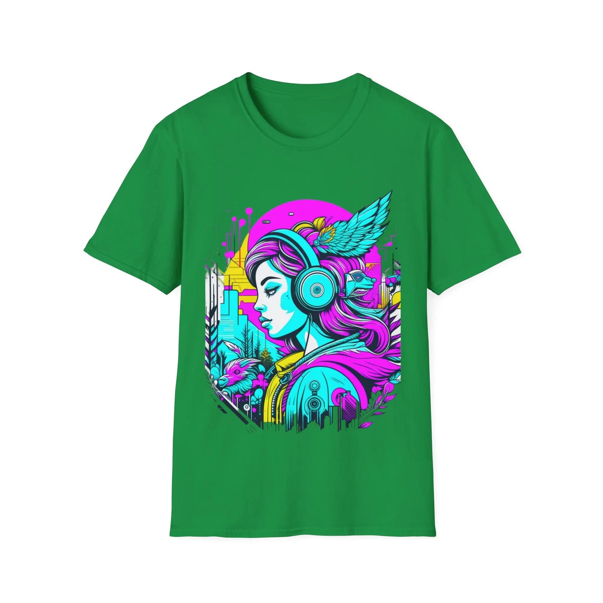 "Neo Dreamscape" Unisex Softstyle T-Shirt Printify