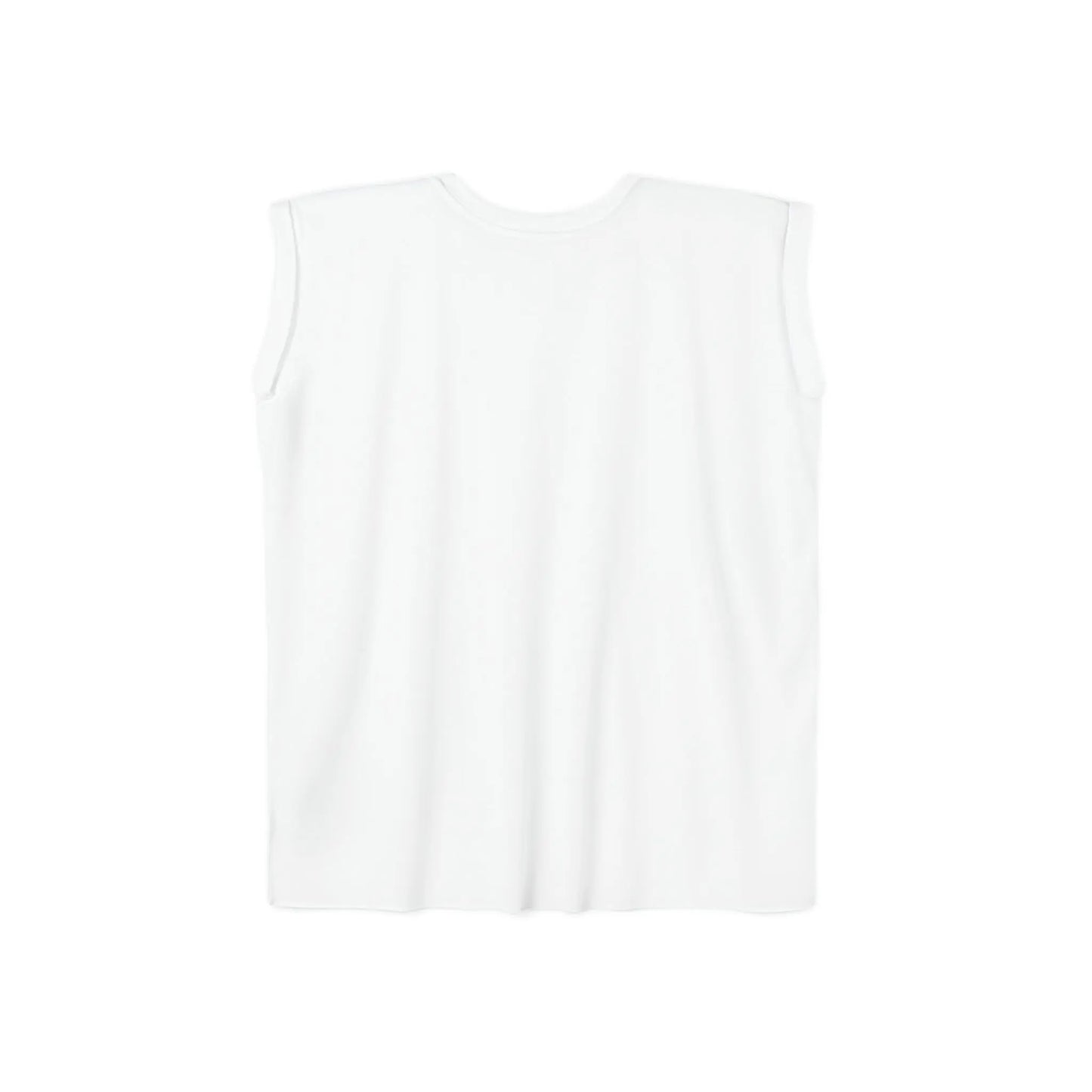 "Geometric Muse" Flowy Rolled Cuffs Muscle Tee Printify