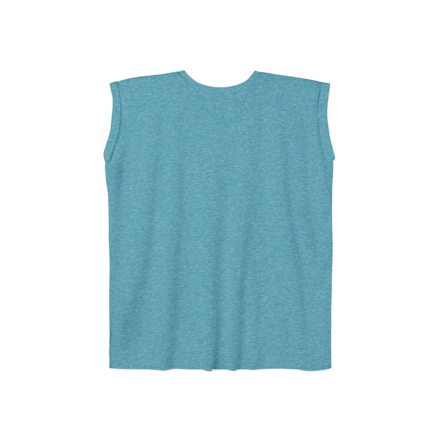 "Geometric Muse" Flowy Rolled Cuffs Muscle Tee Printify