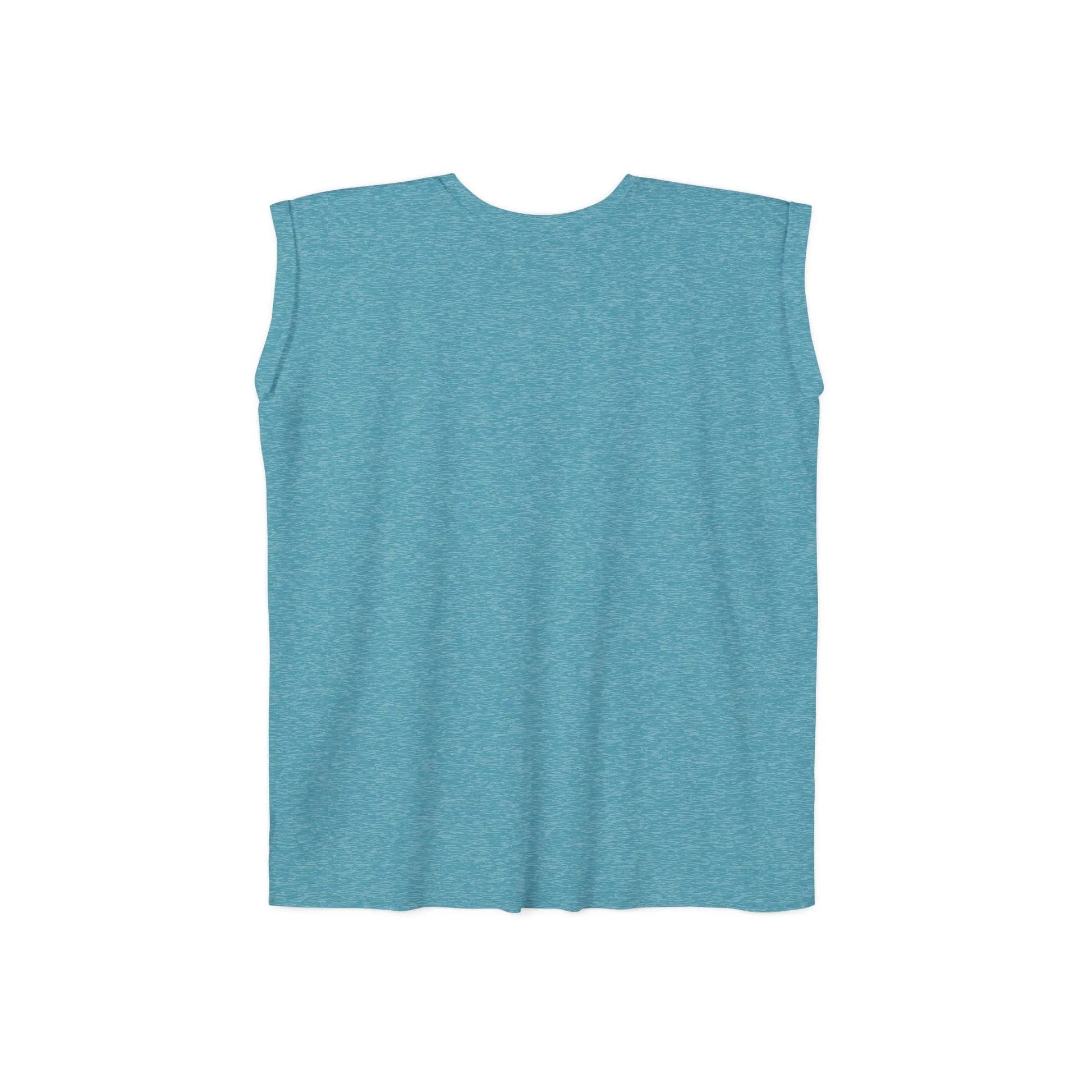 "Geometric Muse" Flowy Rolled Cuffs Muscle Tee Printify