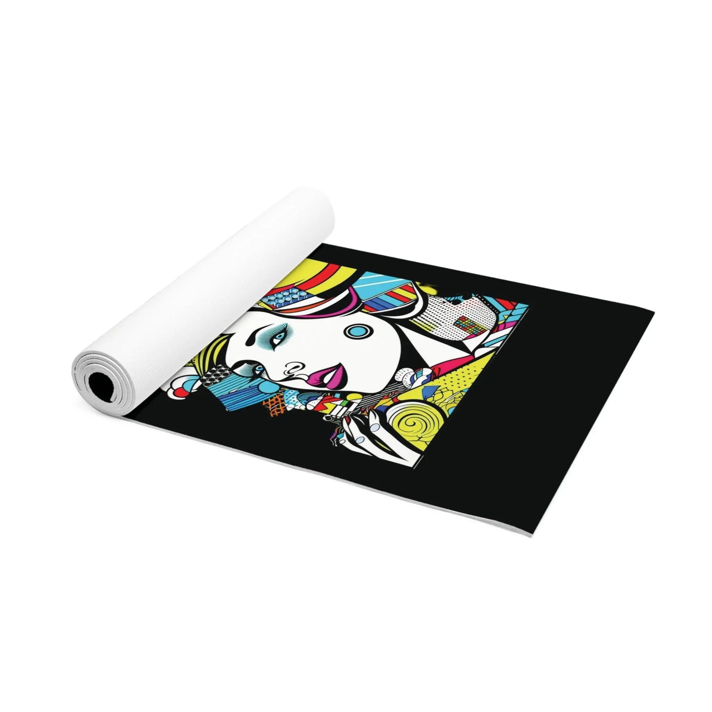 "Geometric Muse" Foam Yoga Mat Printify