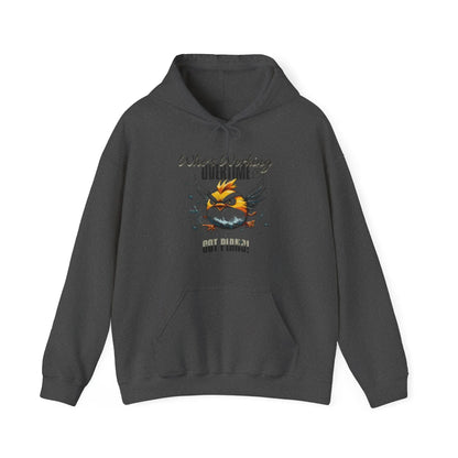 "Feathers and the Grind" Heavy Blend™ Hooded Sweatshirt Printify