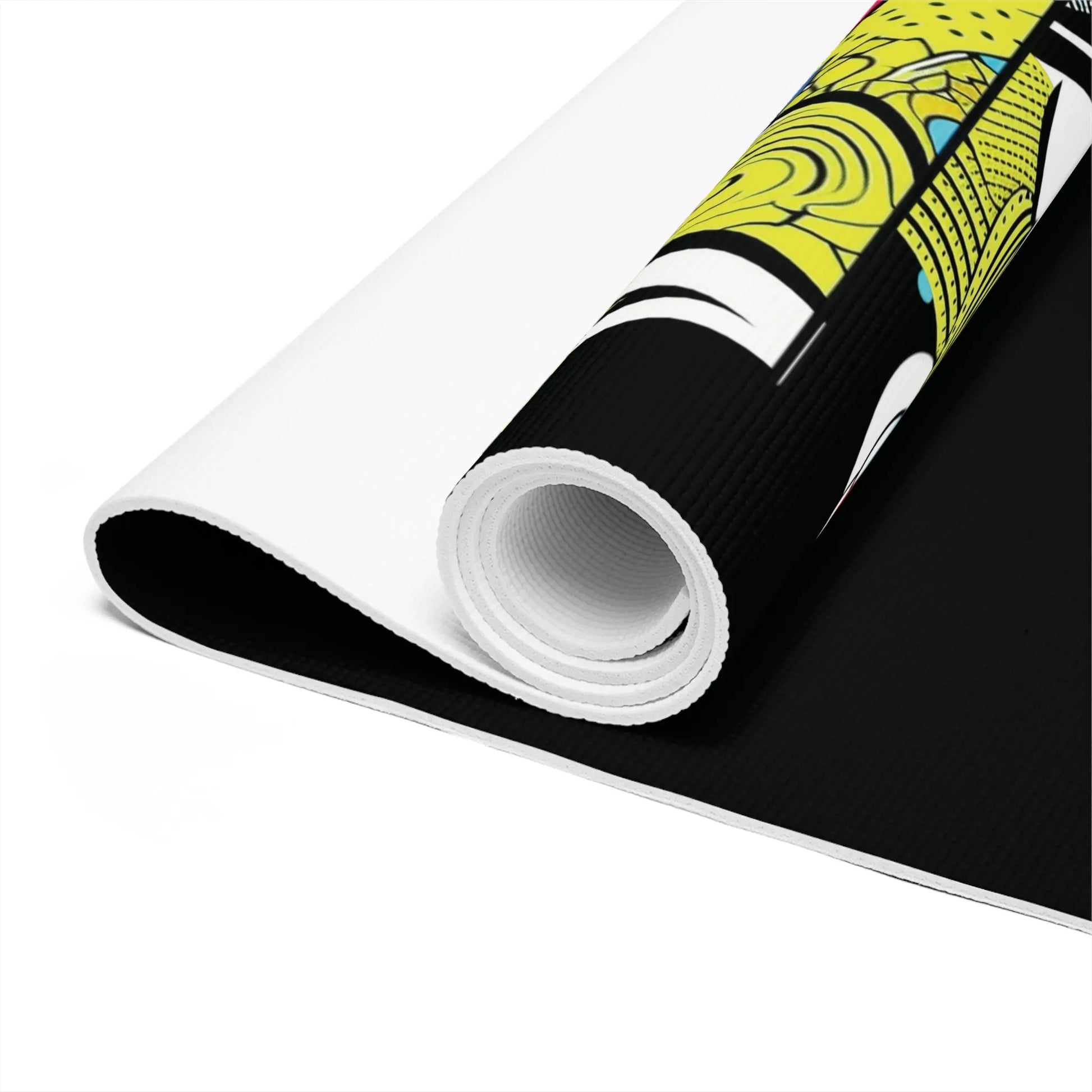 "Geometric Muse" Foam Yoga Mat Printify