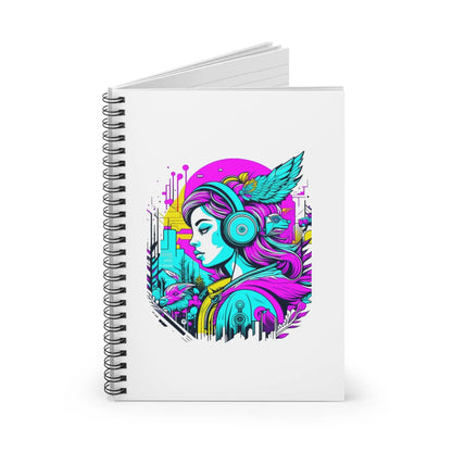 "Rhythmic Reverie" Notebook - Ruled Line Printify