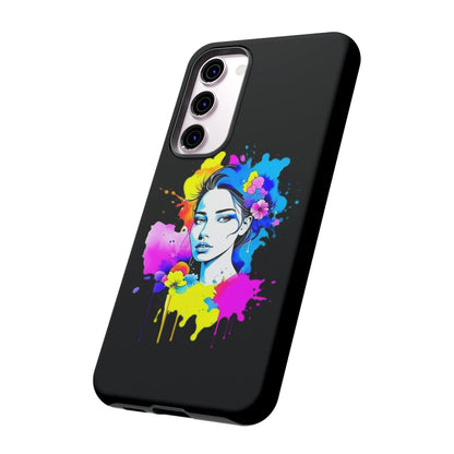 "Floral Neon Dreams" Phone Cases Printify