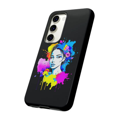 "Floral Neon Dreams" Phone Cases Printify