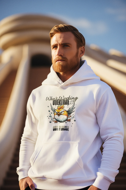 "Feathers and the Grind" Heavy Blend™ Hooded Sweatshirt Printify